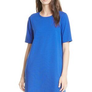 New w/Tags Eileen Fisher -Organic Cotton Easy Jersey Elbow Sleeve Tunic, Med Lrg